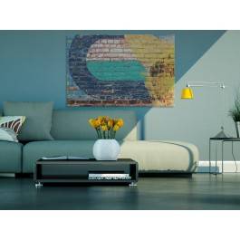 Minimalistyczny mural - nowoczesny obraz na płótnie - 120x80 cm