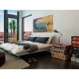 Minimalistyczny mural - nowoczesny obraz na płótnie - 120x80 cm