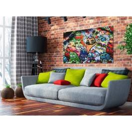 Koteły - nowoczesny obraz na płótnie - 120x80 cm