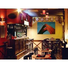 Filary Golden Gate - fotografia na płótnie - 120x80 cm Filary Golden Gate - fotografia na płótnie - 120x80 cm