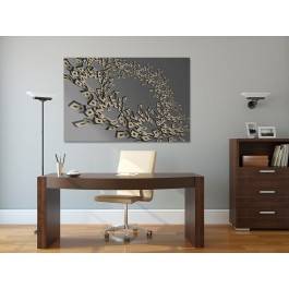 Wirujące fraktale - nowoczesny obraz na płótnie - 120x80 cm Wirujące fraktale - nowoczesny obraz na płótnie - 120x80 cm