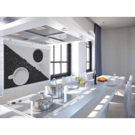 Kawa z mlekiem - fotoobraz do kuchni - 120x80 cm