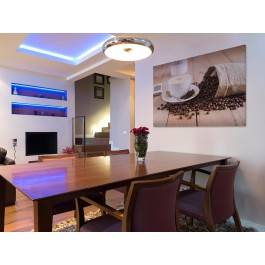 Serce kawosza - fotoobraz do kuchni - 120x80 cm