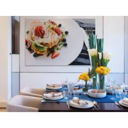 Chwila zapomnienia - fotoobraz do kuchni - 120x80 cm