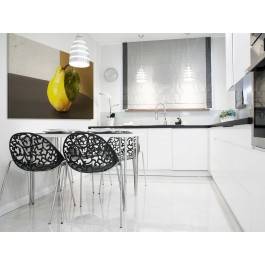 Gruszkowa perspektywa - fotoobraz do kuchni - 120x80 cm