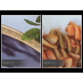 Wytworna kolacja - fotoobraz do kuchni - 120x80 cm