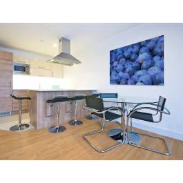 Borówkowe szaleństwo - fotoobraz do kuchni - 120x80 cm