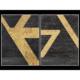 Szlachetny blichtr - nowoczesny obraz na płótnie - 120x80 cm