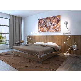 Ogień pytań - nowoczesny obraz na płótnie - 120x80 cm Ogień pytań - nowoczesny obraz na płótnie - 120x80 cm