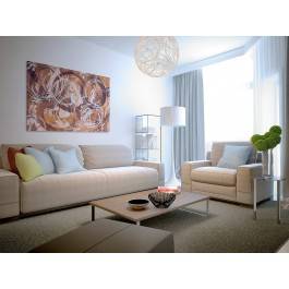 Ogień pytań - nowoczesny obraz na płótnie - 120x80 cm Ogień pytań - nowoczesny obraz na płótnie - 120x80 cm