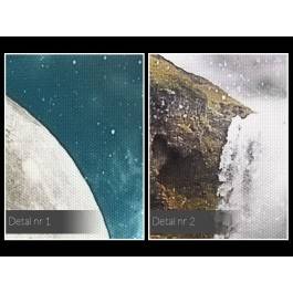 Księżyc w nowiu - nowoczesny obraz na płótnie - 120x80 cm Księżyc w nowiu - nowoczesny obraz na płótnie - 120x80 cm