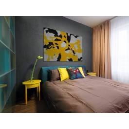 Dysonans - nowoczesny obraz na płótnie - 120x80 cm Dysonans - nowoczesny obraz na płótnie - 120x80 cm