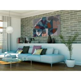 Magia liści ginko - nowoczesny obraz na płótnie - 120x80 cm Magia liści ginko - nowoczesny obraz na płótnie - 120x80 cm