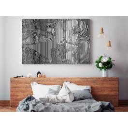 Sztuka uwodzenia - nowoczesny obraz na płótnie - 120x80 cm