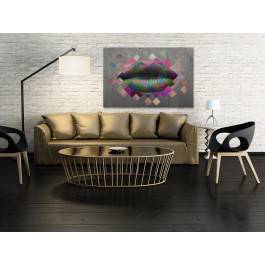 Gra słów - nowoczesny obraz na płótnie - 120x80 cm Gra słów - nowoczesny obraz na płótnie - 120x80 cm