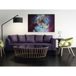 Dziki futuryzm - nowoczesny obraz na płótnie - 120x80 cm