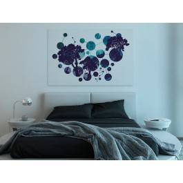 Genealogia drzewa - nowoczesny obraz na płótnie - 120x80 cm