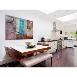 Dzisiaj jutro zawsze - nowoczesny obraz na płótnie - 120x80 cm