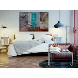 Dzisiaj jutro zawsze - nowoczesny obraz na płótnie - 120x80 cm