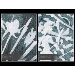 Biały puch - nowoczesny obraz na płótnie - 120x80 cm