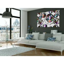 Setki miraży - nowoczesny obraz do sypialni - 120x80 cm