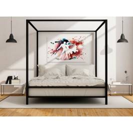 W rytmie flamenco - nowoczesny obraz na płótnie - 120x80 cm