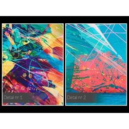 Gem set mecz - nowoczesny obraz na płótnie - 120x80 cm