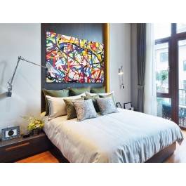 Ścieżki życia - nowoczesny obraz do salonu - 120x80 cm Ścieżki życia - nowoczesny obraz do salonu - 120x80 cm