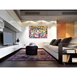 Ścieżki życia - nowoczesny obraz do salonu - 120x80 cm Ścieżki życia - nowoczesny obraz do salonu - 120x80 cm