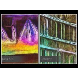 Podniebny spacerownik - nowoczesny obraz na płótnie - 120x80 cm Podniebny spacerownik - nowoczesny obraz na płótnie - 120x80 cm