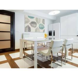 Fuzja natury - nowoczesny obraz do salonu - 120x80 cm