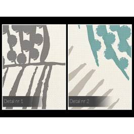 Fuzja natury - nowoczesny obraz do salonu - 120x80 cm