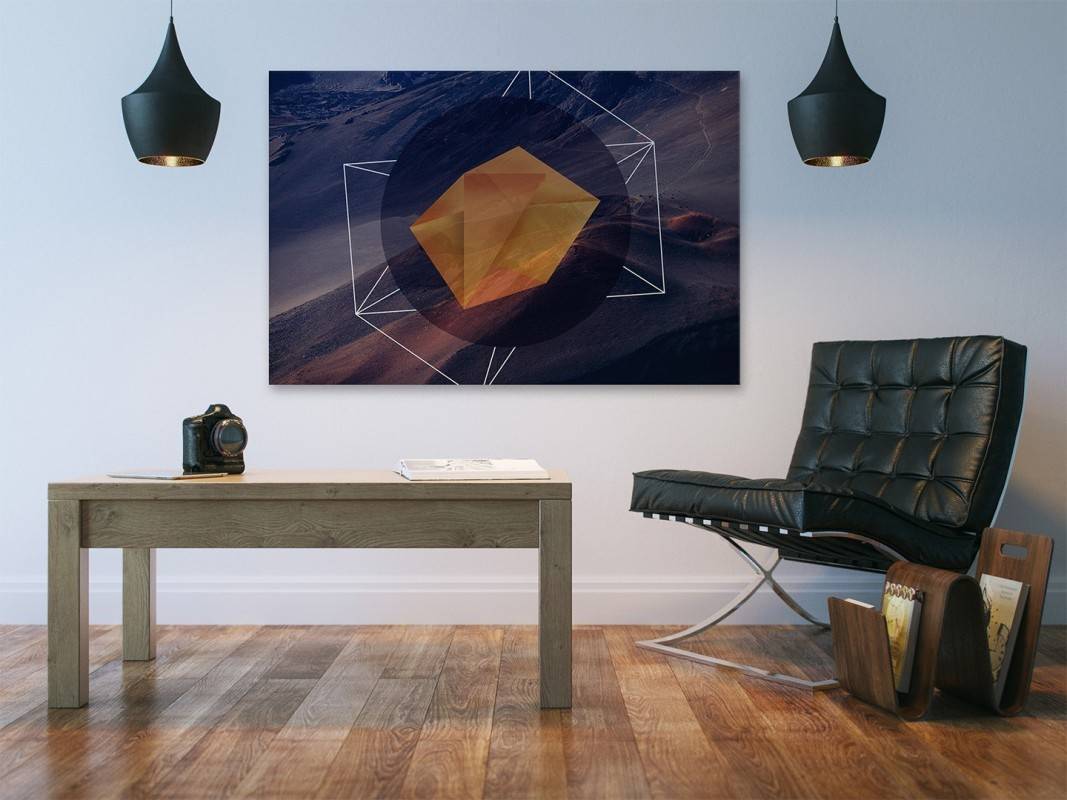 Filozofia wszechświata - nowoczesny obraz na płótnie - 120x80 cm