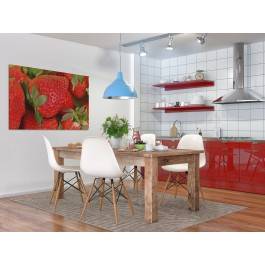 Truskawkowy mus - fotoobraz do kuchni - 120x80 cm Truskawkowy mus - fotoobraz do kuchni - 120x80 cm