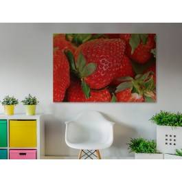 Truskawkowy mus - fotoobraz do kuchni - 120x80 cm Truskawkowy mus - fotoobraz do kuchni - 120x80 cm