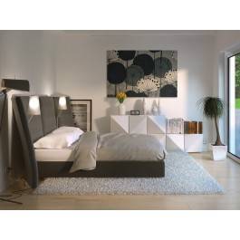 Eufloria w szarościach - nowoczesny obraz na płótnie - 120x80 cm