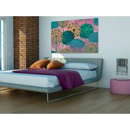 Eufloria barw - nowoczesny obraz na płótnie - 120x80 cm