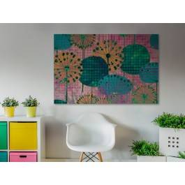 Eufloria barw - nowoczesny obraz na płótnie - 120x80 cm