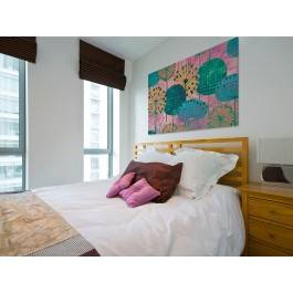 Eufloria barw - nowoczesny obraz na płótnie - 120x80 cm