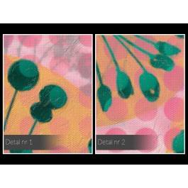 Eufloria barw - nowoczesny obraz na płótnie - 120x80 cm