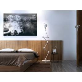 Serce galaktyki - nowoczesny obraz do sypialni - 120x80 cm