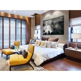 Serce galaktyki - nowoczesny obraz do sypialni - 120x80 cm