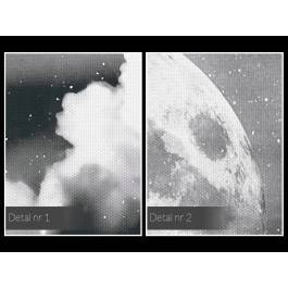 Serce galaktyki - nowoczesny obraz do sypialni - 120x80 cm