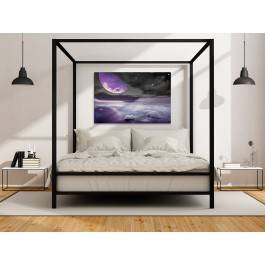 Nocne halo - nowoczesny obraz do sypialni - 120x80 cm Nocne halo - nowoczesny obraz do sypialni - 120x80 cm