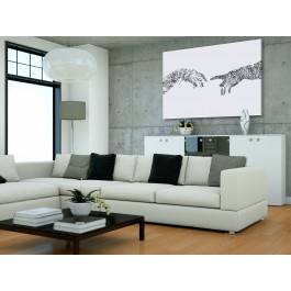 Dotyk nieba - nowoczesny obraz na płótnie - 120x80 cm Dotyk nieba - nowoczesny obraz na płótnie - 120x80 cm