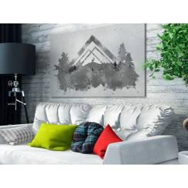 Myśliwskie misterium - nowoczesny obraz na płótnie - 120x80 cm Myśliwskie misterium - nowoczesny obraz na płótnie - 120x80 cm