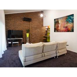 Wilcza natura - nowoczesny obraz na płótnie - 120x80 cm Wilcza natura - nowoczesny obraz na płótnie - 120x80 cm