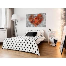 Pamiętnik uczuć - nowoczesny obraz do sypialni - 120x80 cm