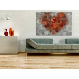 Pamiętnik uczuć - nowoczesny obraz do sypialni - 120x80 cm