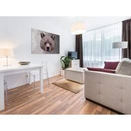 Nie chce mi się - nowoczesny obraz do sypialni - 120x80 cm